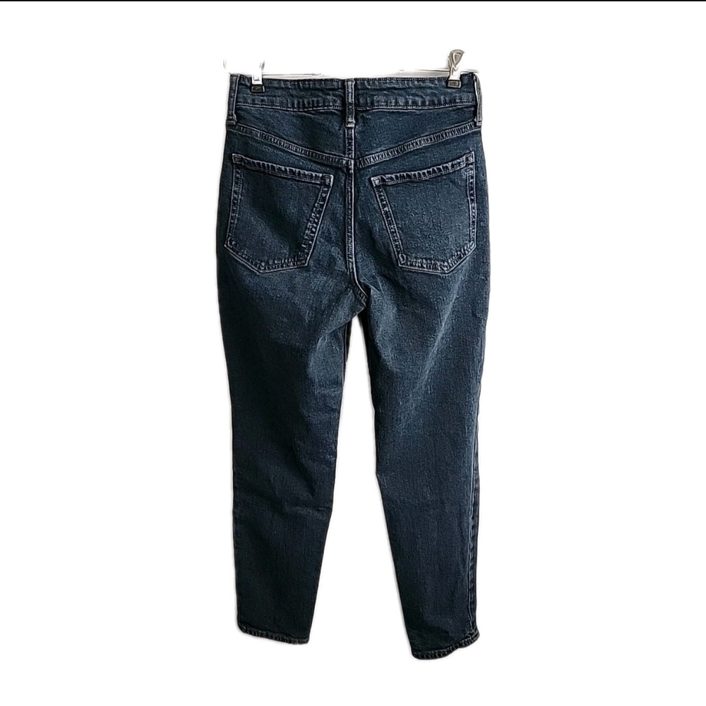 Old Navy Women's Jeans 4 Dark Blue High Rise O.G. Straight Secret Slim Pockets. - Picture 3 of 6